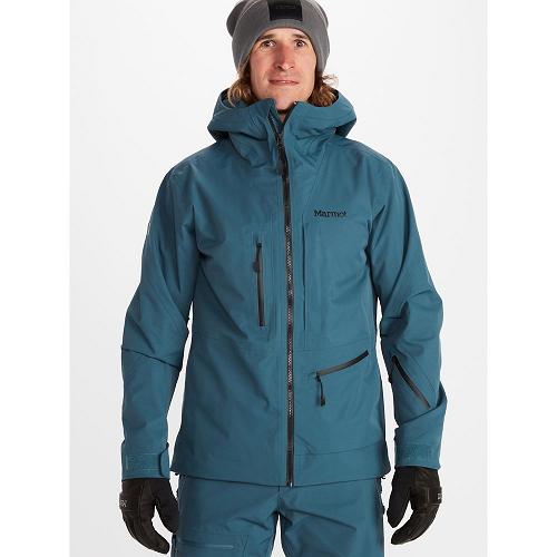 Marmot Refuge Ski Jacket For Mens Blue Grey FUB967043